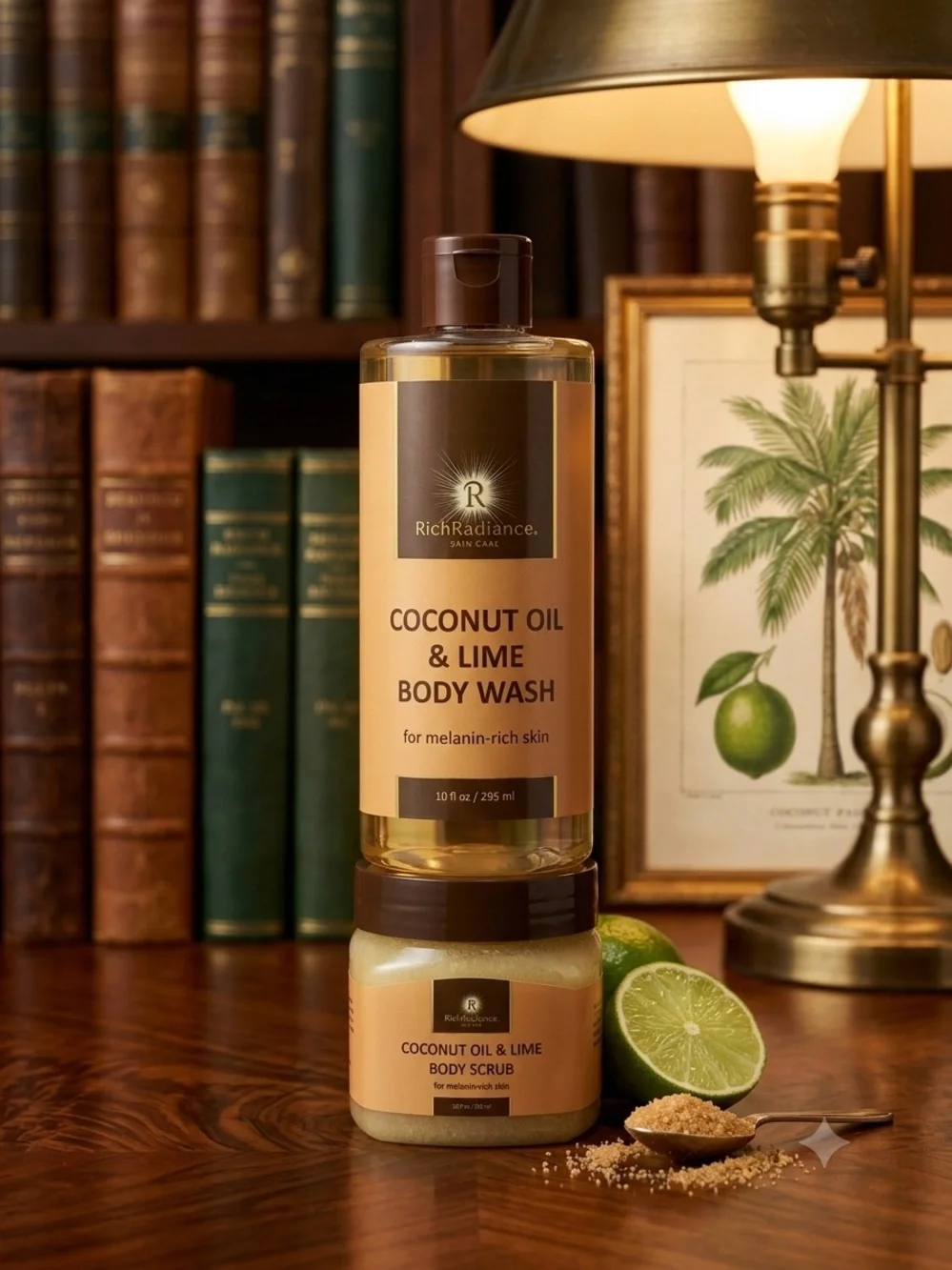 Coconut Oil & Lime Body Wash — Brown